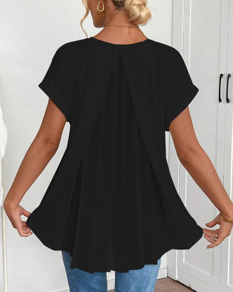 Camiseta Manga Corta Patchwork