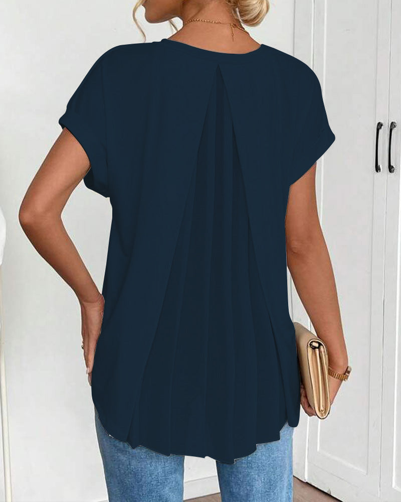 Camiseta Manga Corta Patchwork
