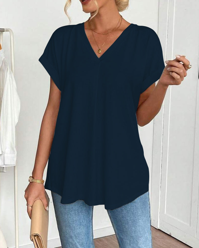 Camiseta Manga Corta Patchwork