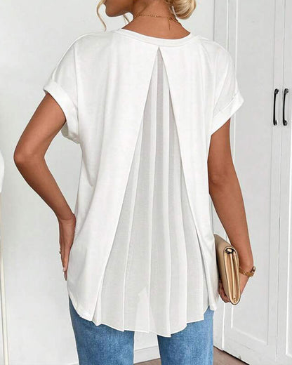 Camiseta Manga Corta Patchwork