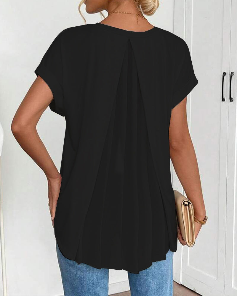 Camiseta Manga Corta Patchwork