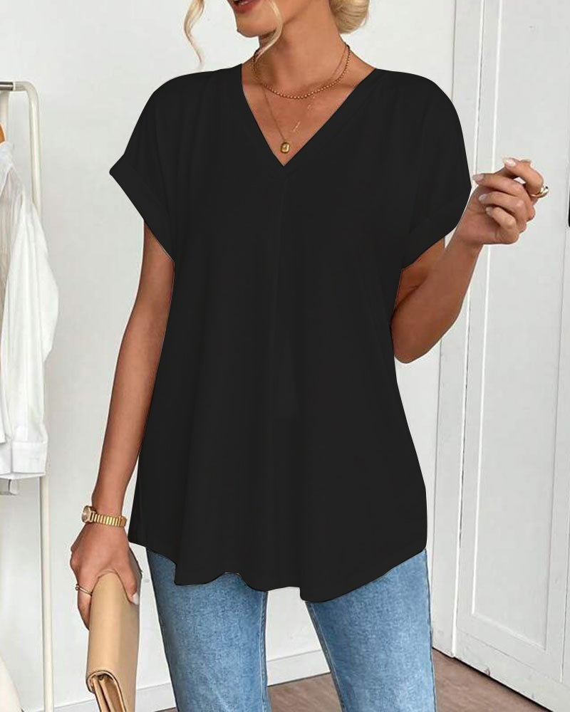 Camiseta Manga Corta Patchwork