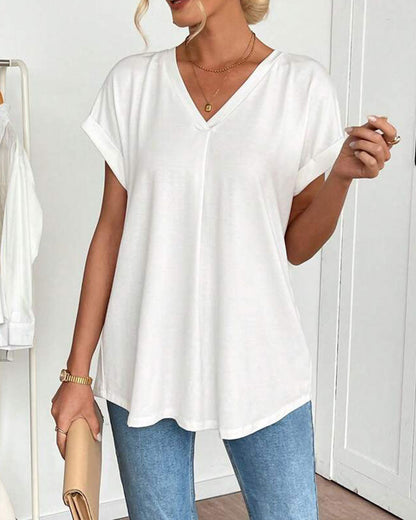 Camiseta Manga Corta Patchwork