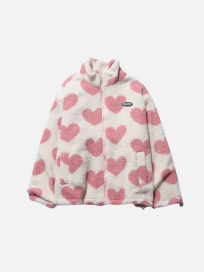 Violeta | Abrigo corazón reversible - colección única