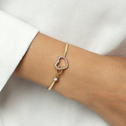 Pulsera Infinito Corazón