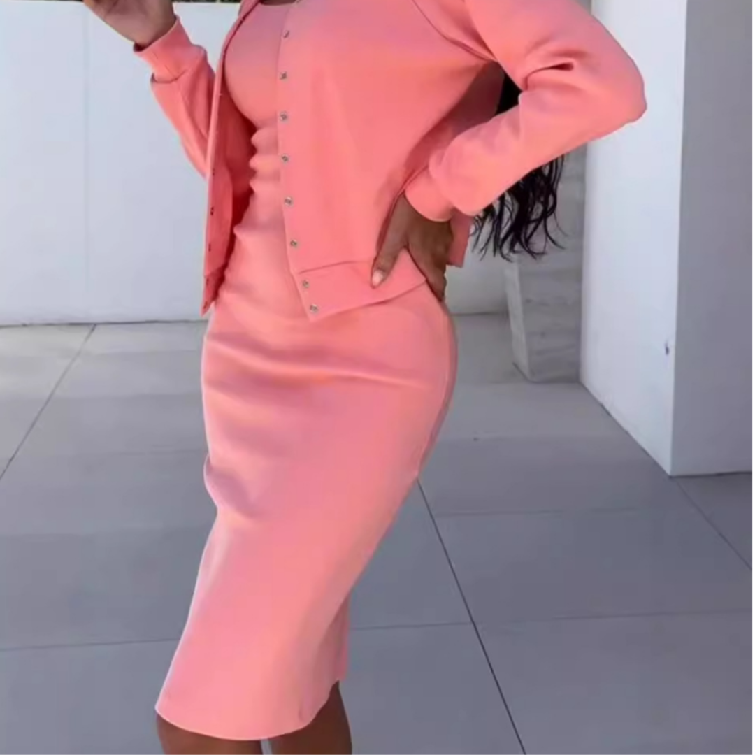 Conjunto de Tirantes Finos y Chaqueta