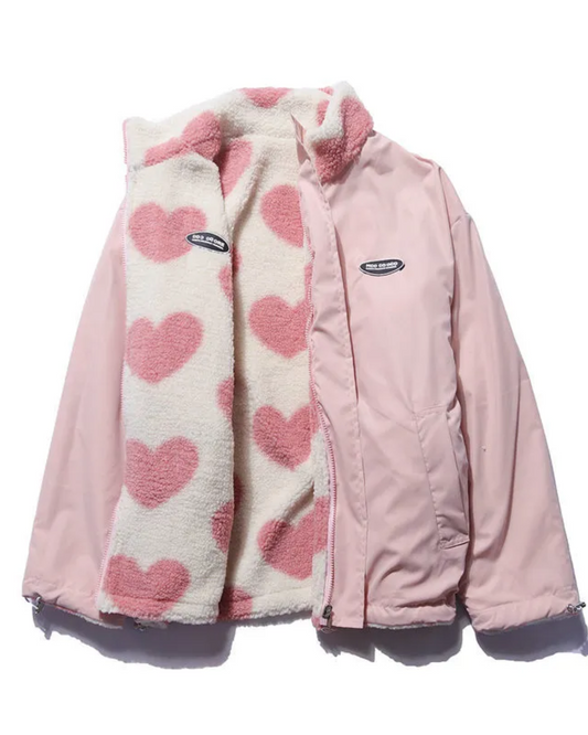 Violeta | Abrigo corazón reversible - colección única