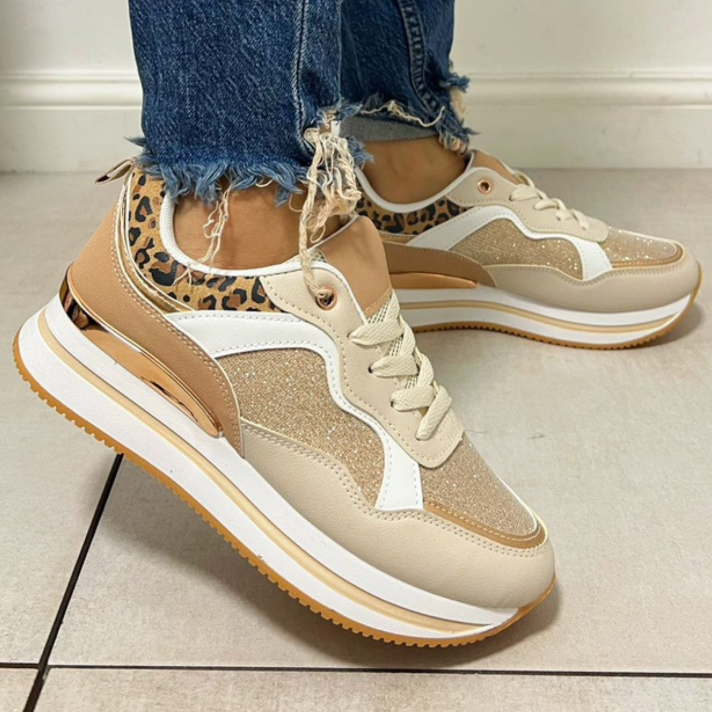 Marianna - Zapatillas Leopardo