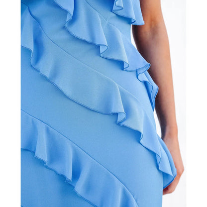 Isabella - Vestido Largo Elegante con Volantes