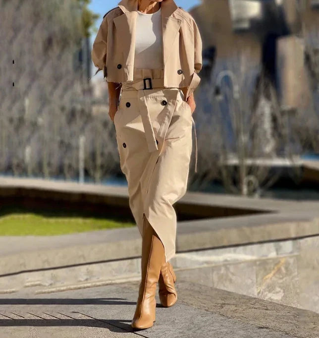 Violeta | Conjunto Elegante de Dos Piezas para Mujer
