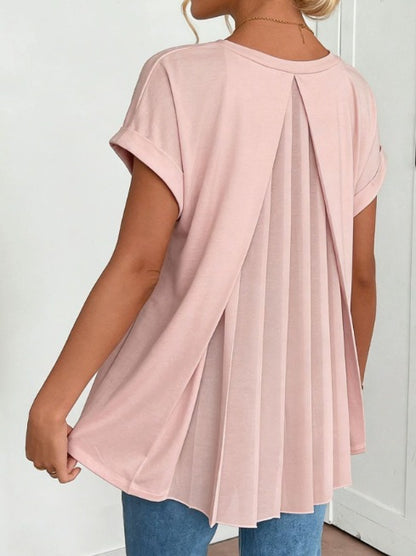 Camiseta Manga Corta Patchwork