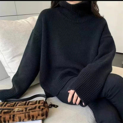 Blusa de malla con cuello alto Sabrina