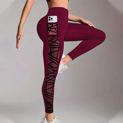 Leggings Deportivo de Cintura Alta con bolsillos